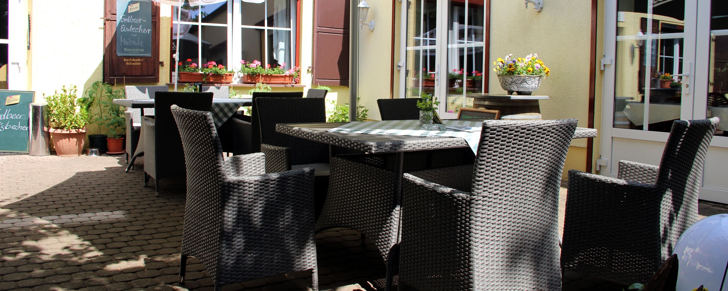 Gästegarten der Parkschänke Zabeltitz