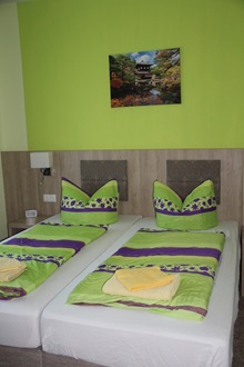 Unser Gartenzimmer im Hotel Parkschänke Zabeltitz